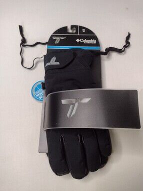 NWT Columbia Men's PowBound Gloves Medium Black 3 Point Precurve Titanium JJ